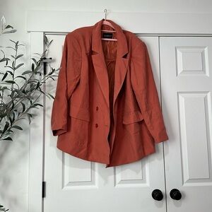 COPY - Eloquii Rust Blazer Size 24